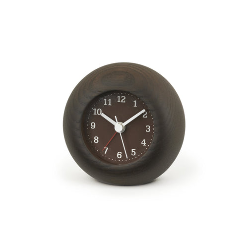 Remnos LC12-05 AD Lemnos Desk Clock, Natural Colored Wood Fabric